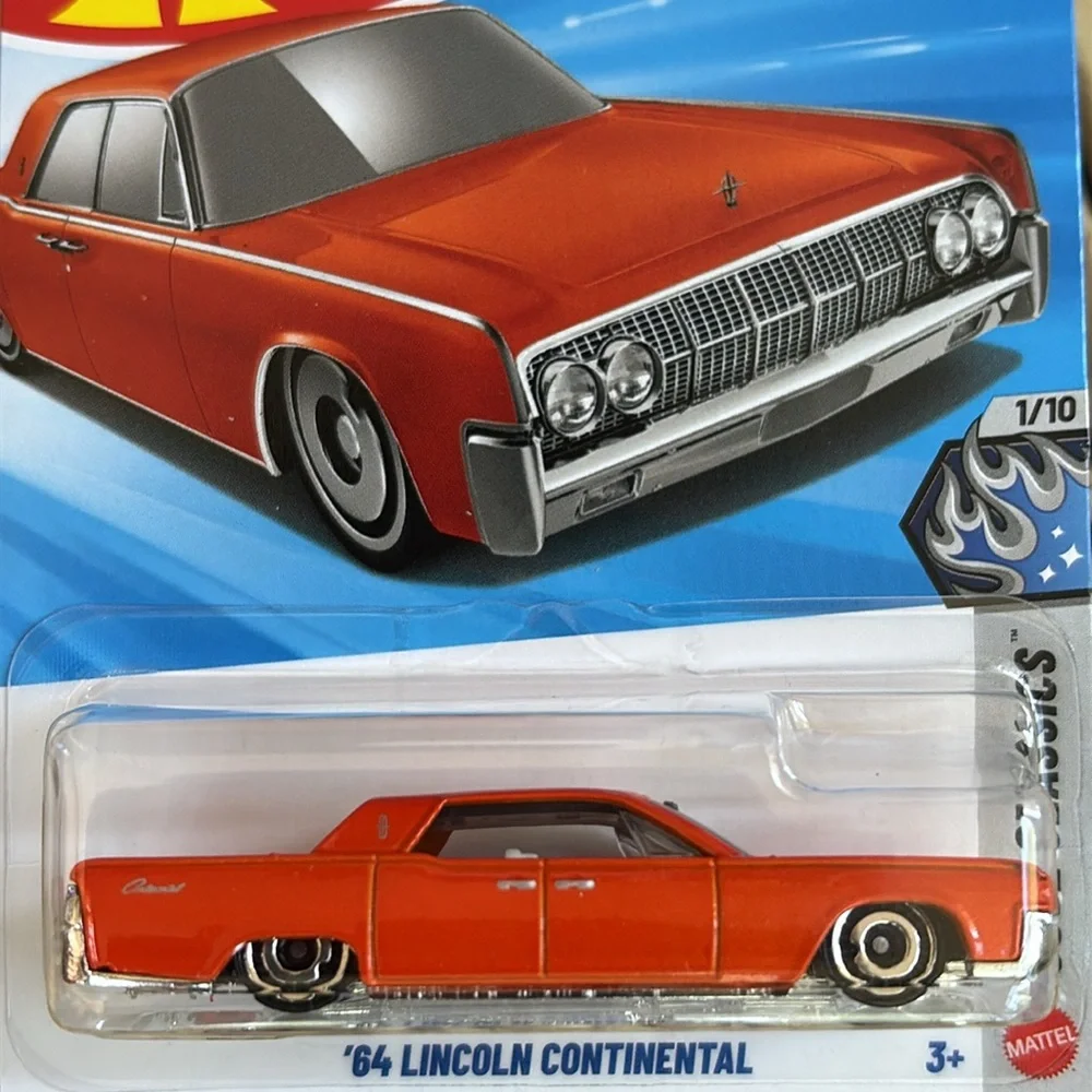 Hot Wheels 64 Lincoln Continental Orange 1964 Car Diecast Hotwheels Classic 2026